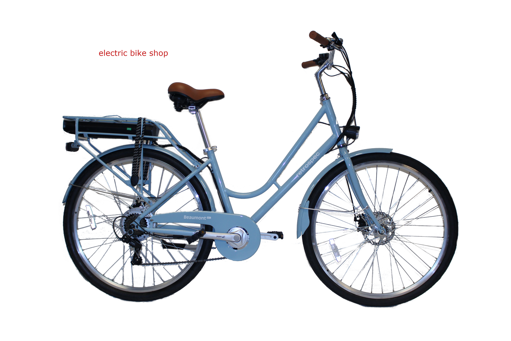 RETROSPEC BEAUMONT REV ELECTRIC CITY BIKE - STEP THROUGH